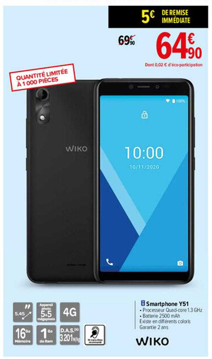 Smartphone Y51 Wiko