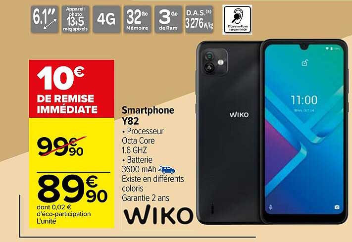 Smartphone Y82 Wiko