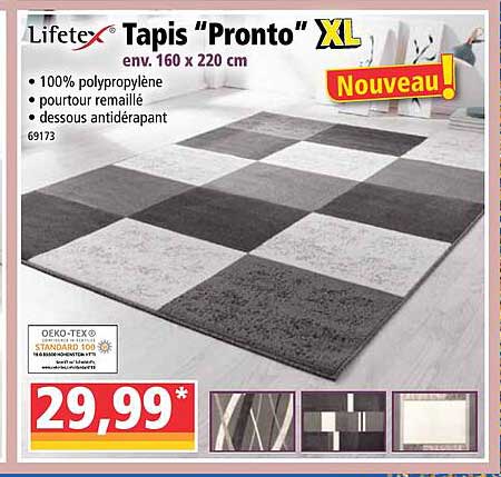 tapis "pronto" lifetex