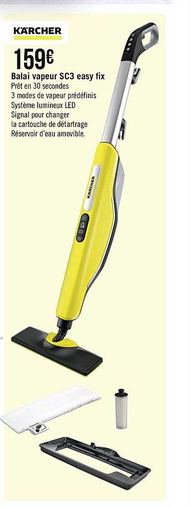 balai vapeur sc3 easy fix kärcher