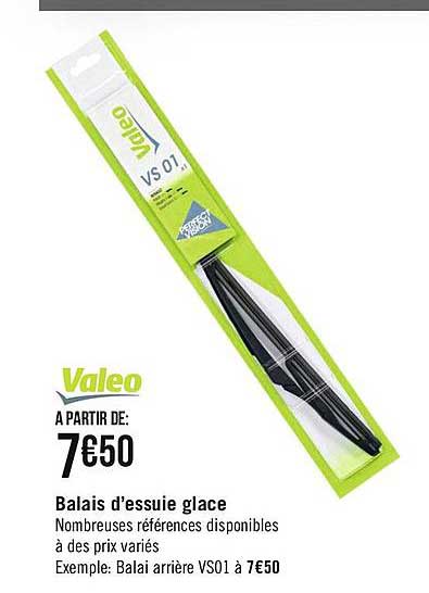 balais d'essuie glace valeo