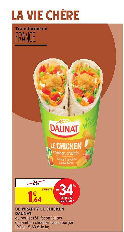 Be Wrappy Le Chicken Daunat