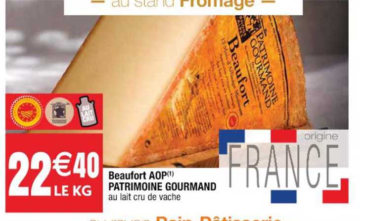 Beaufort Aop Patrimoine Gourmand