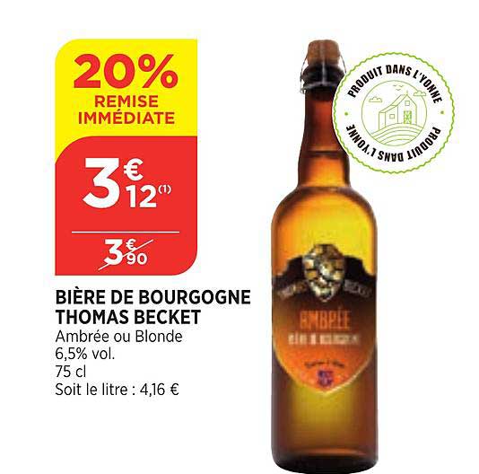 bière de bourgogne thomas becket