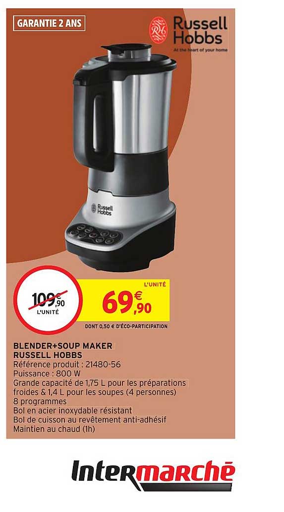 blender+soup maker russell hobbs