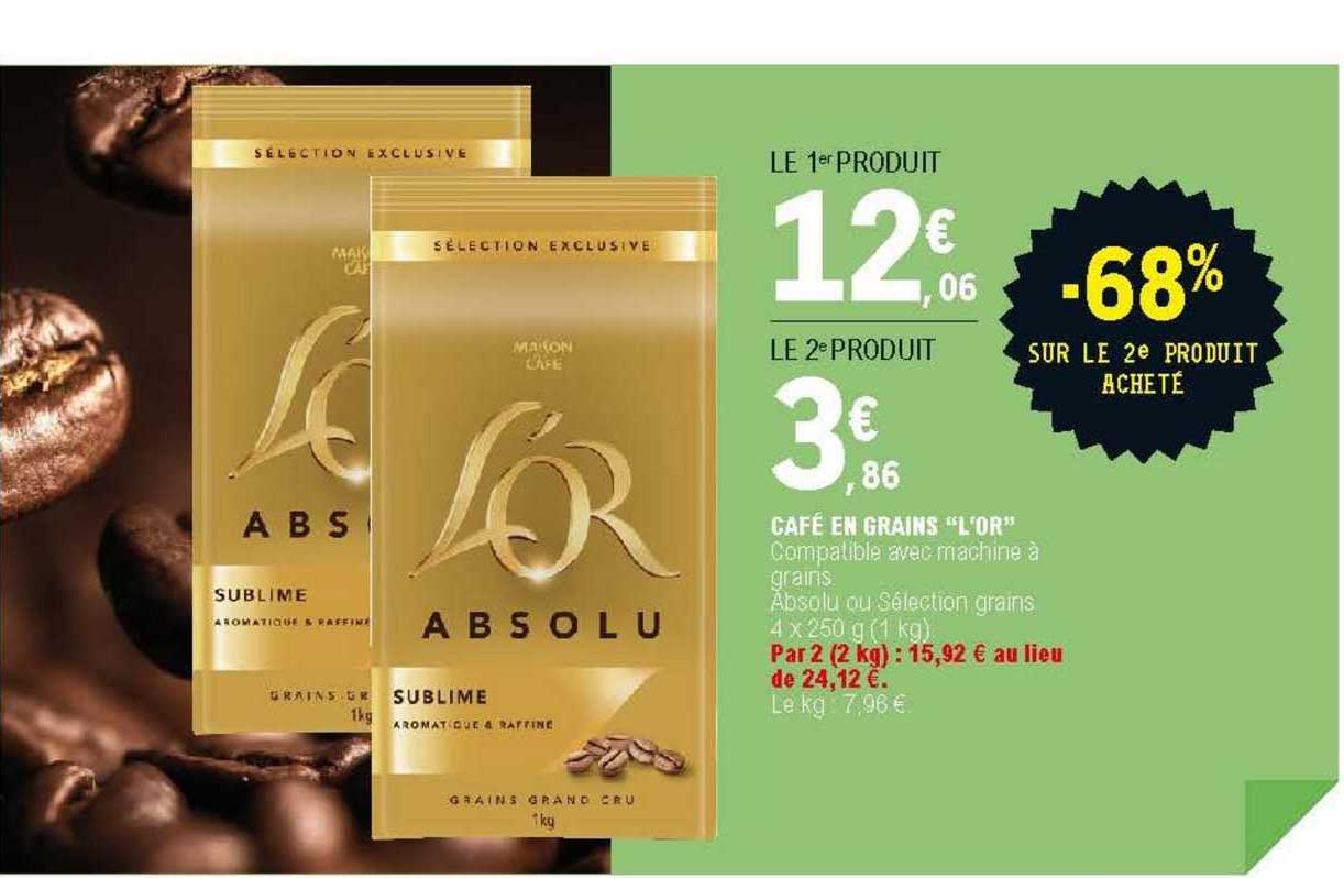 Café En Grains "l'or"