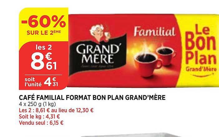 Café Familial Format Bon Plan Grand'mère