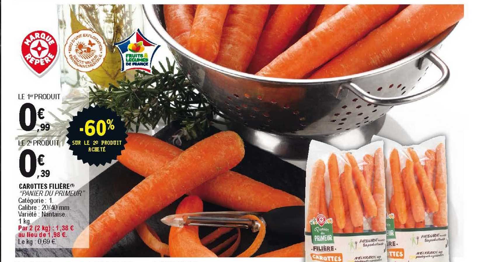 Carottes Filière "panier Du Primeur"