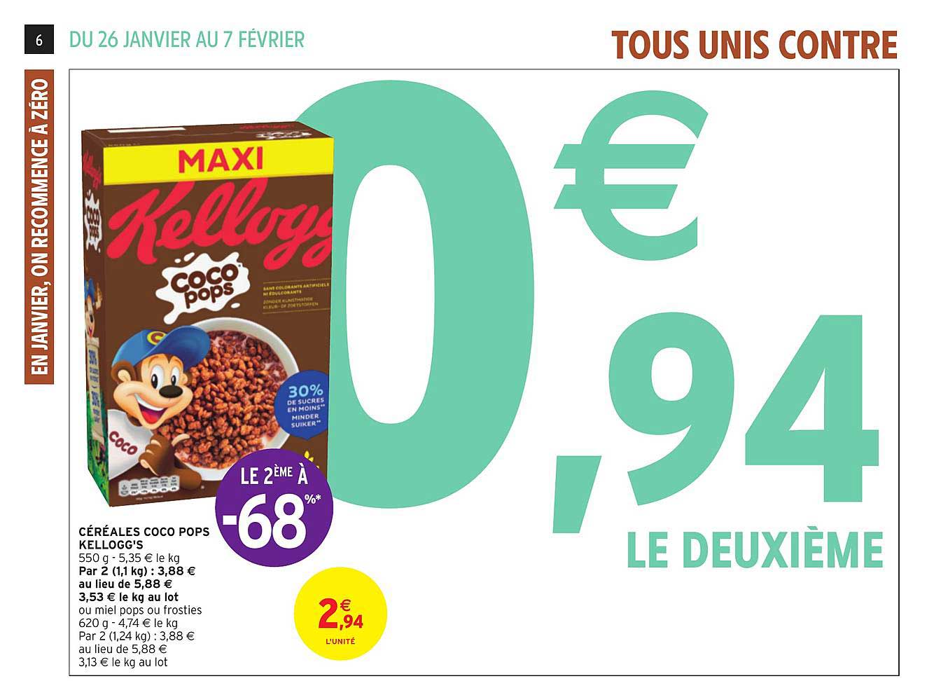 céréales coco pops kellogg's