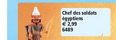 chef des soldats égyptiens