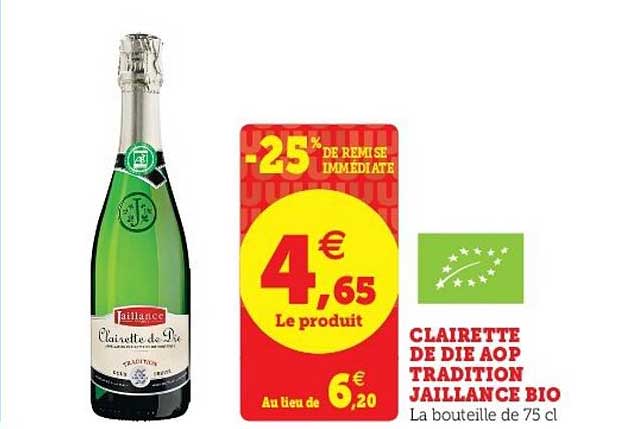 clairette de die aop tradition jaillance bio