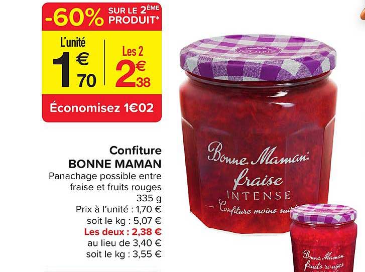 confiture bonne maman