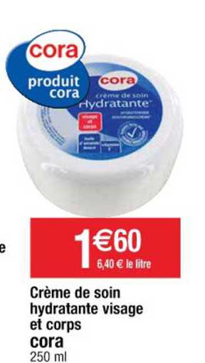 Crème De Soin Hydratante Visage Et Corps Cora