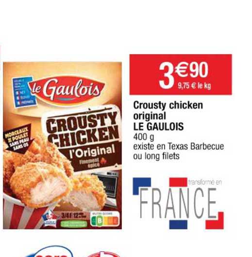 Crousty Chicken Original Le Gaulois
