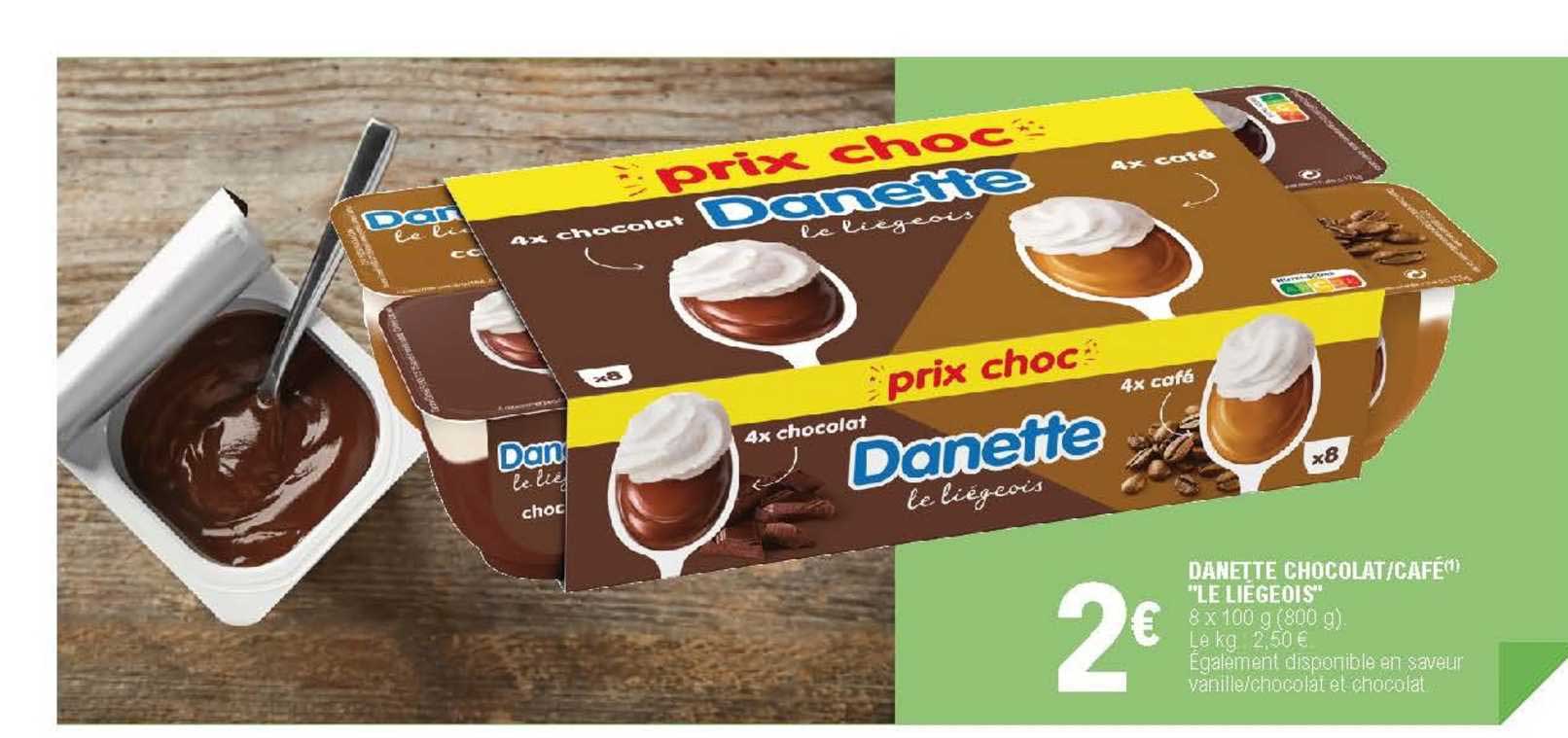 Danette Chocolat-café "le Liégeois"