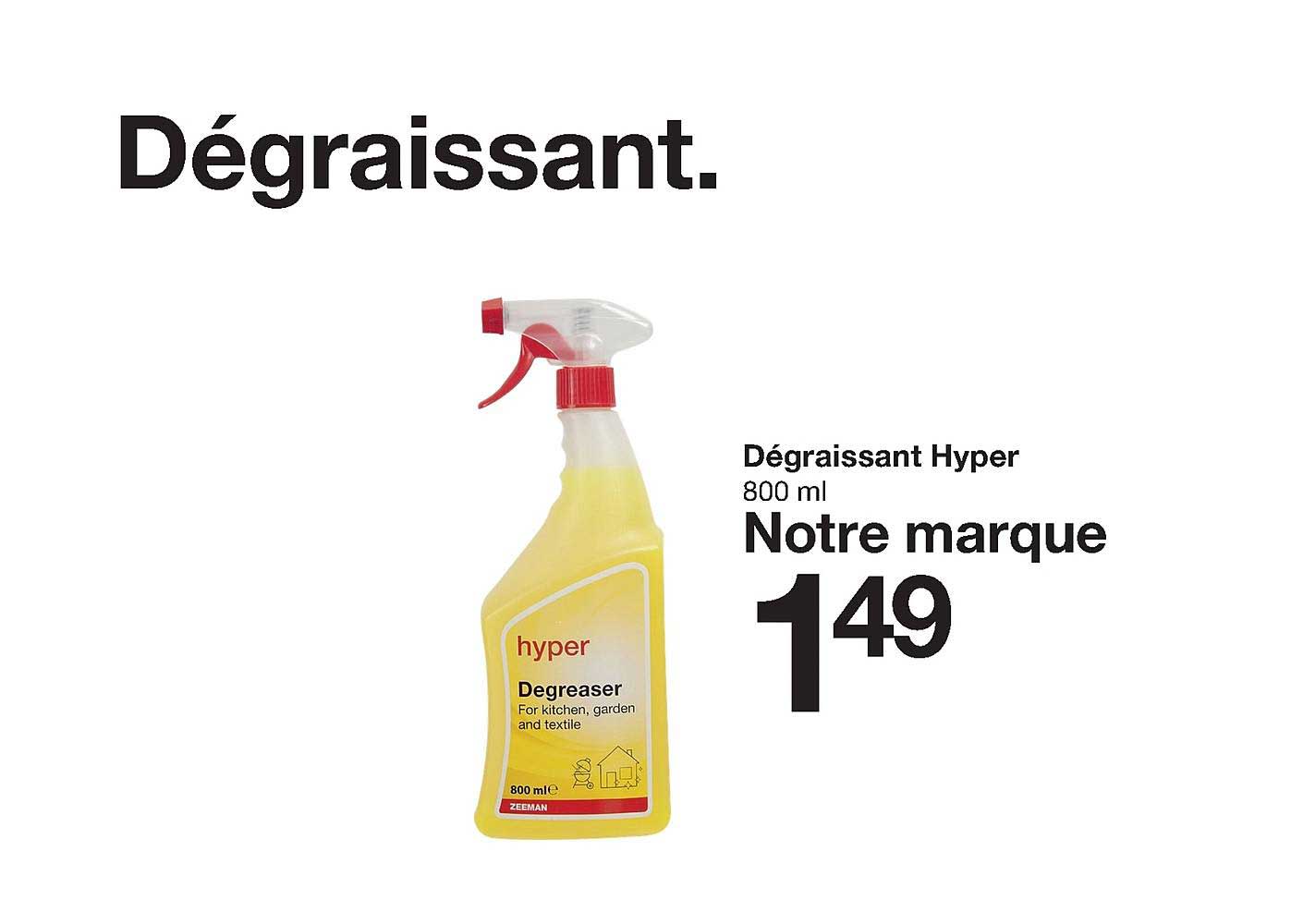 dégraissant hyper