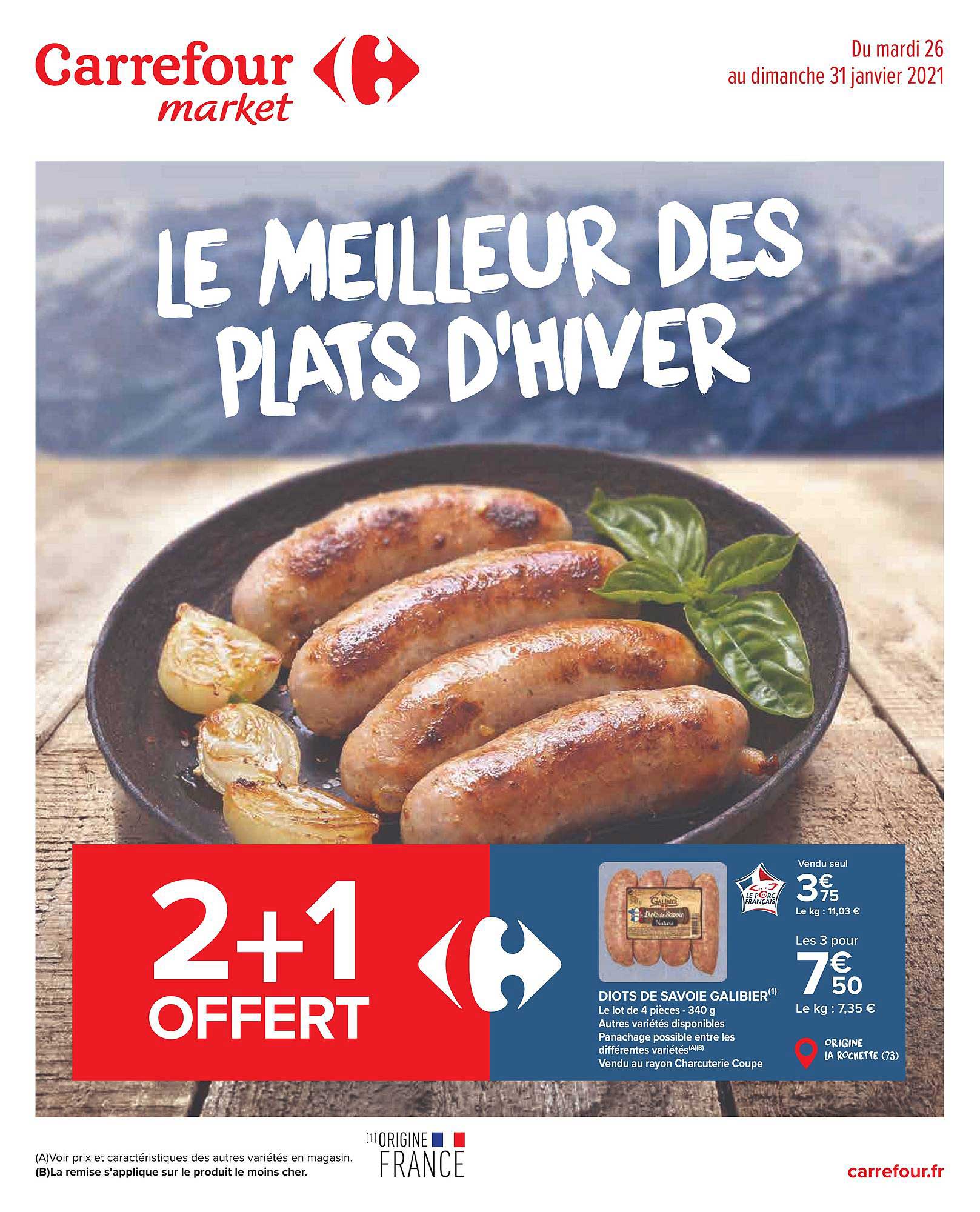 Diots De Savoie Galibier 2+1 Offert