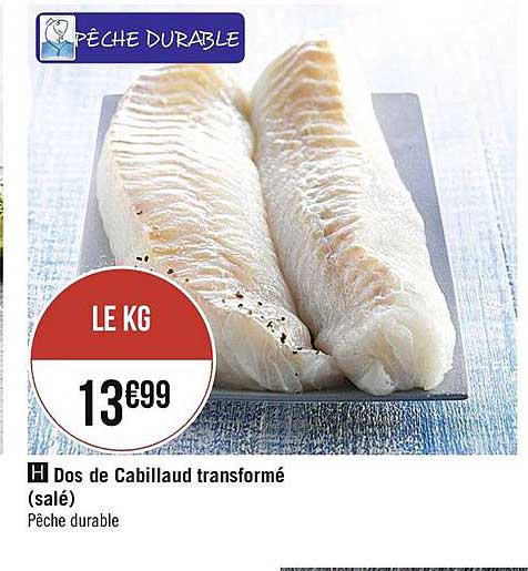 Dos De Cabillaud Transformé