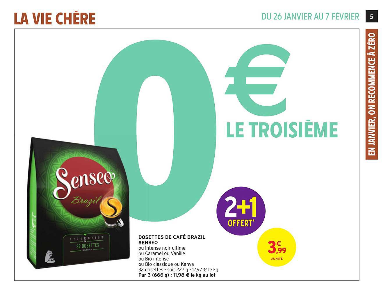 dosettes de café brazil senseo