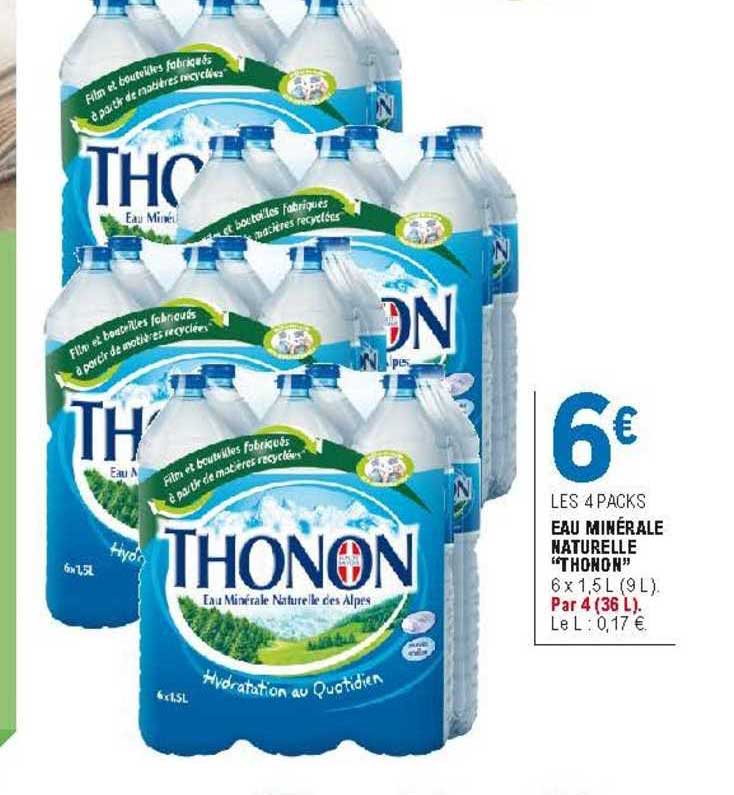 Eau Minérale Naturelle "thonon"
