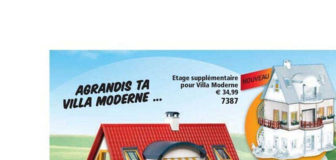étage supplémentaire pour villa moderne