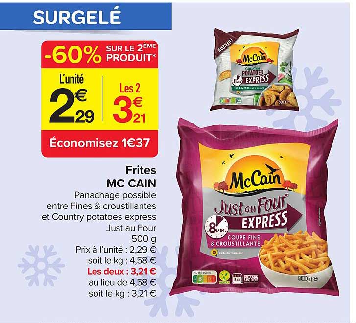 frites mc cain