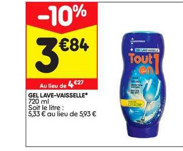 Gel Lave-vaisselle