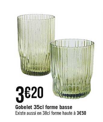 gobelet 35cl forme basse