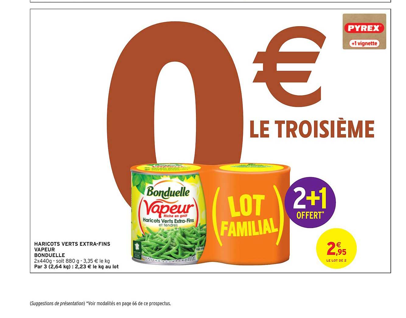 haricots verts extra-fins vapeur bonduelle