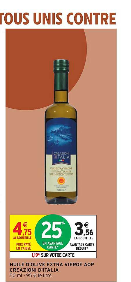 huile d'olive extra vierge aop creazioni d'italia