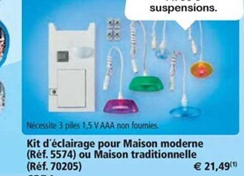 kit d'éclairage pour maison moderne ou maison traditionnelle
