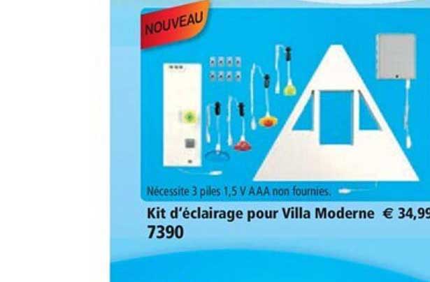 kit d'éclairage pour villa moderne