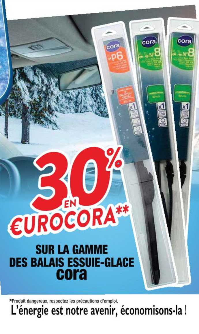 la gamme des balais essuie-glace cora