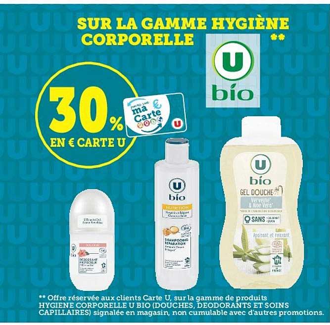 la gamme hygiène corporelle u bio