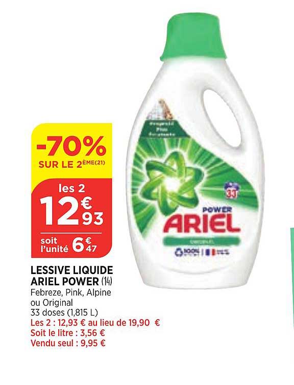 Lessive Liquide Ariel Power