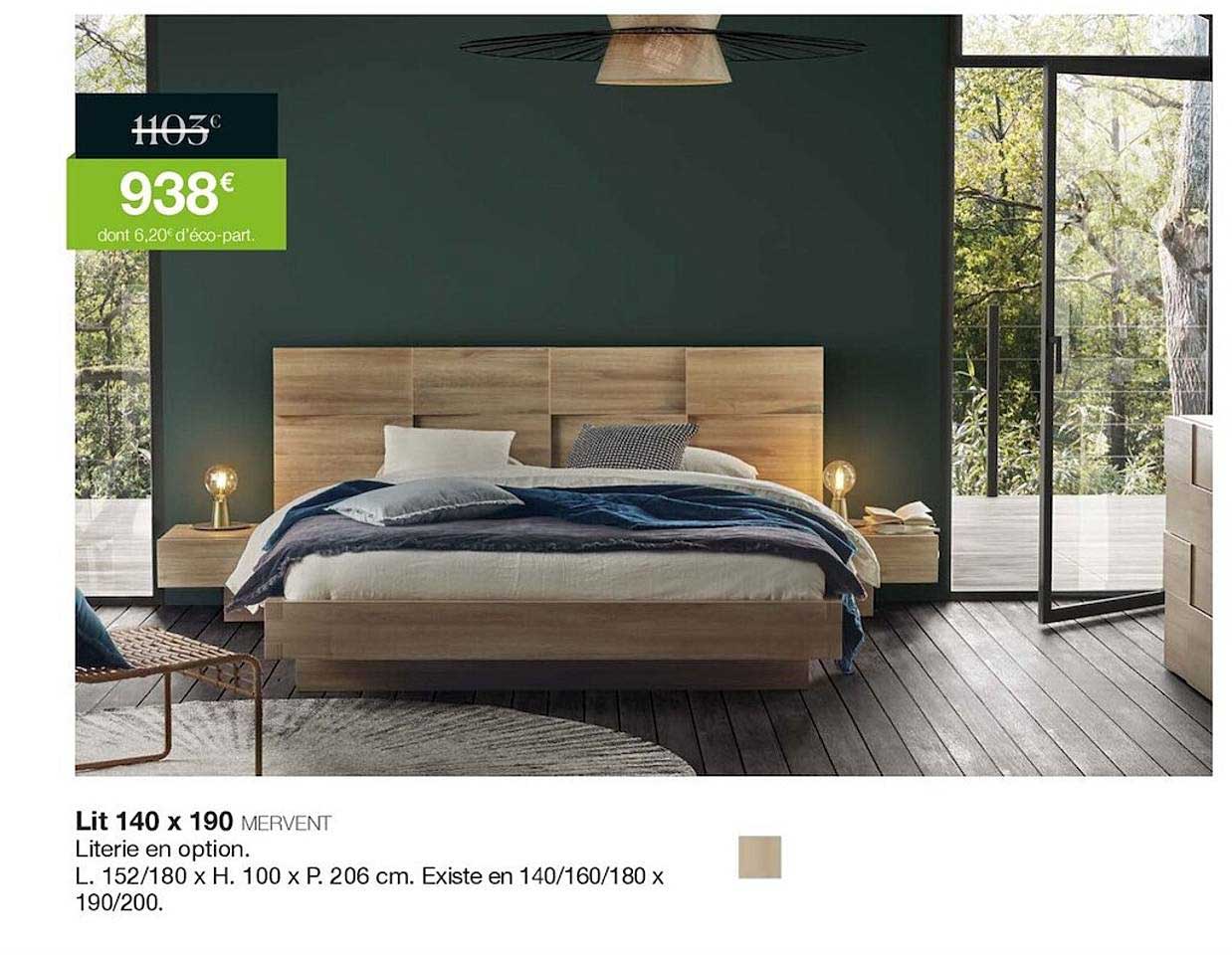 Lit 140 X 190 Mervent