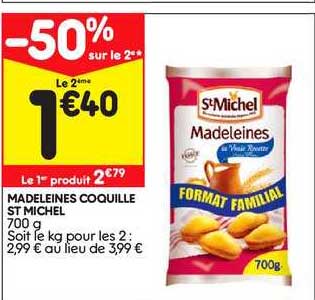 Madeleines Coquille St Michel