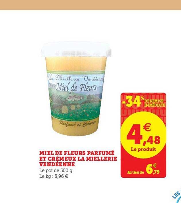 Miel De Fleurs Parfumé Et Crémeux La Miellerie Vendéenne