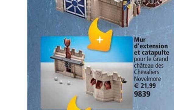 mur d'extension et catapulte