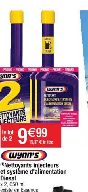 nettoyants injecteurs et système d'alimentation diesel wynn's