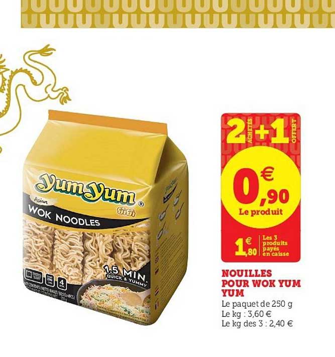 nouilles pour wok yum yum