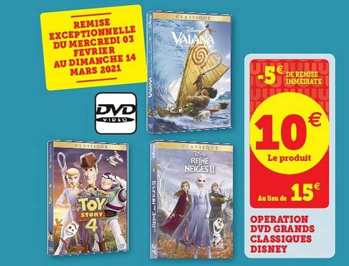 opération dvd grands classiques disney