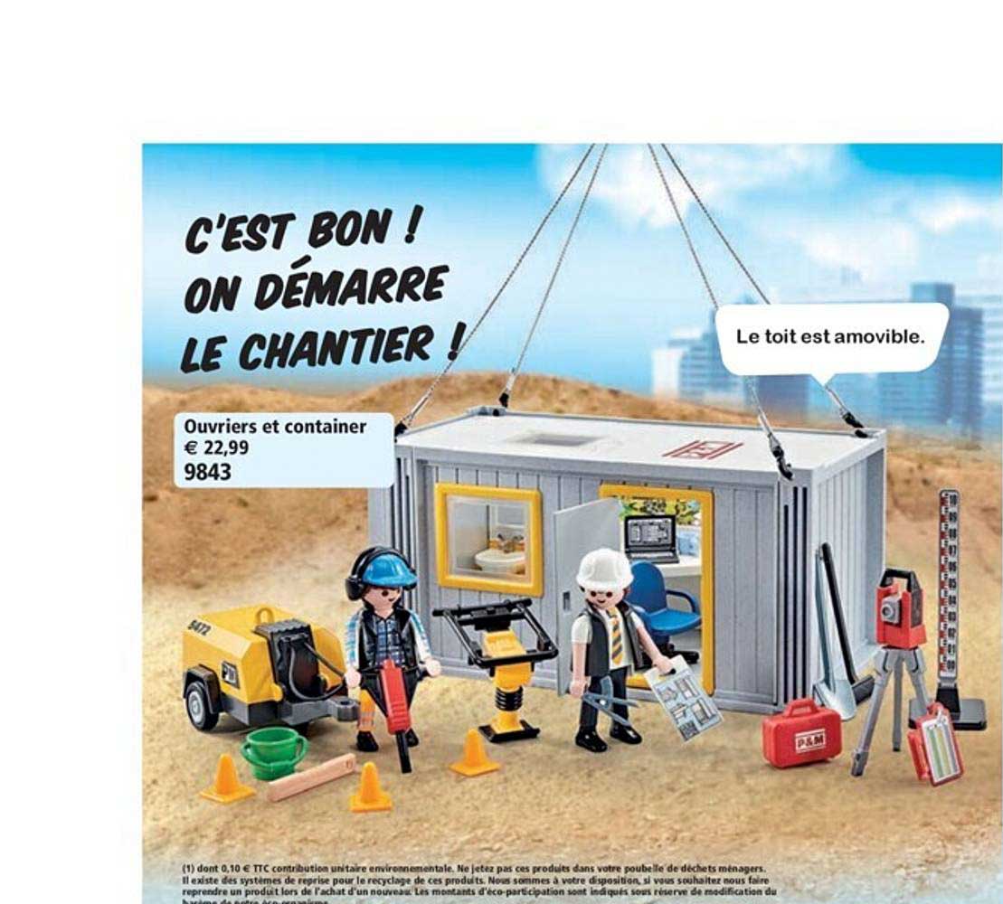 Ouvriers Et Container