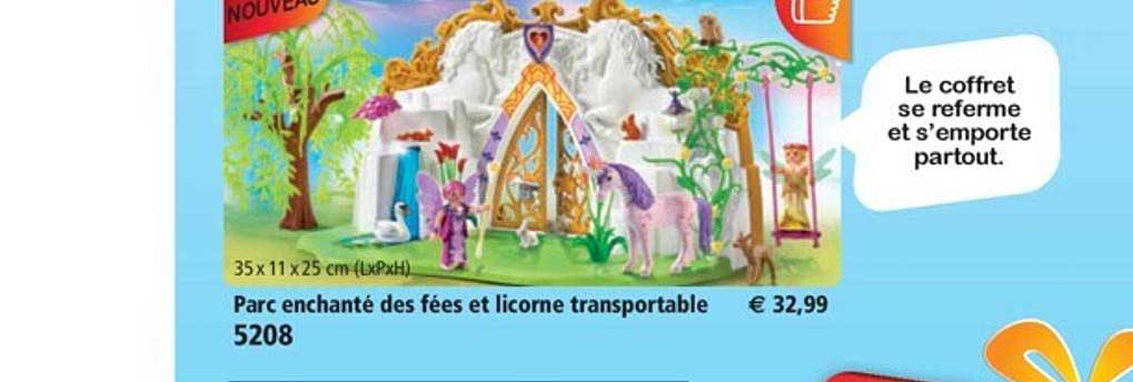 parc enchanté des fées et licorne transportable
