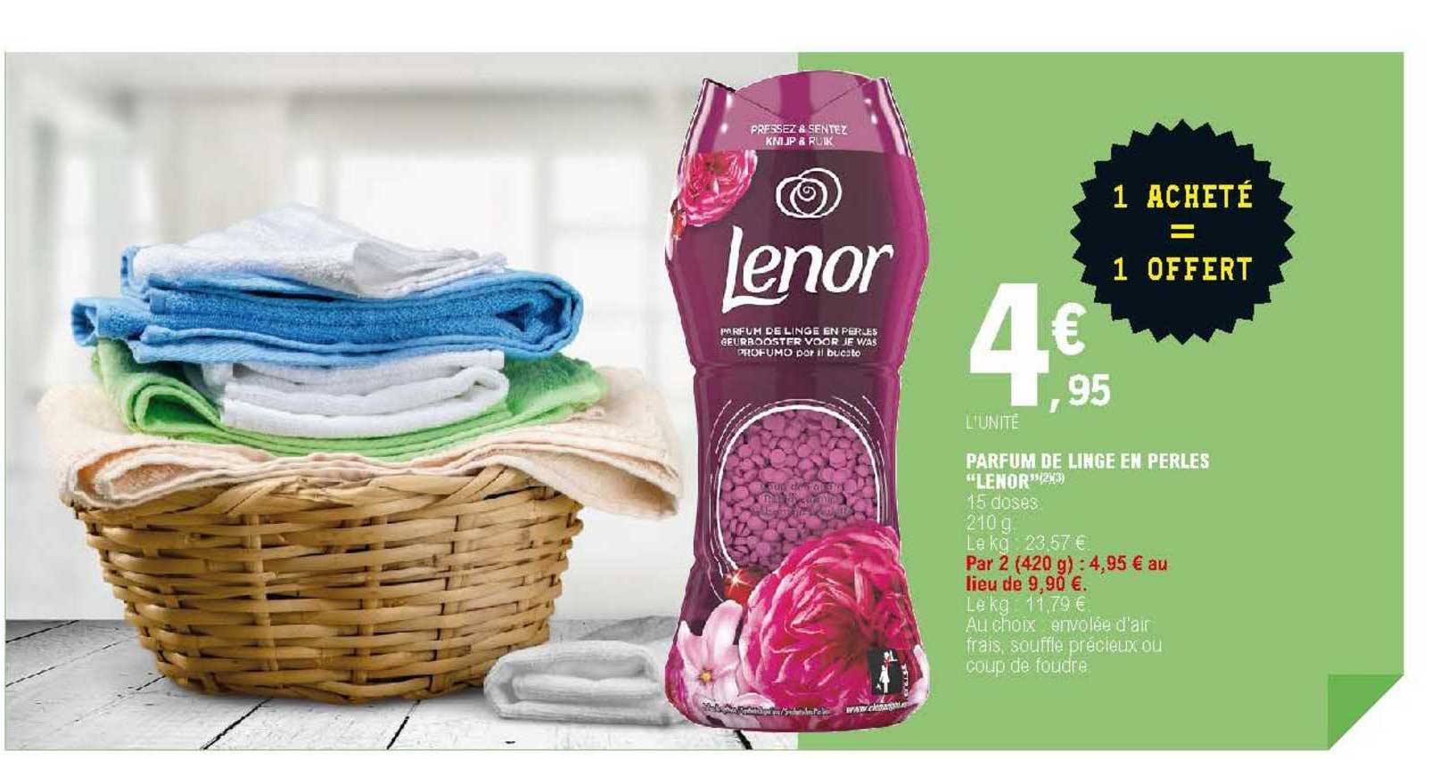 Parfum De Linge En Perles "lenor"