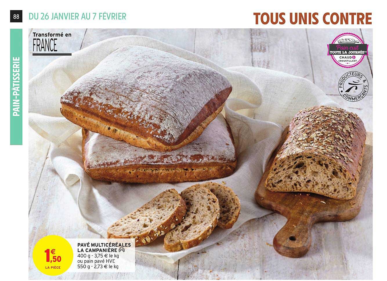 pavé multicéréales la campanière