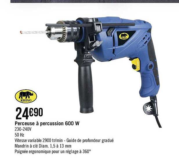 perceuse à percussion 600w