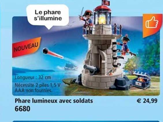 phare lumineux avec soldats