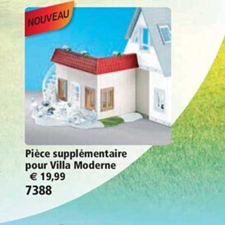 pièce supplémentaire pour villa moderne