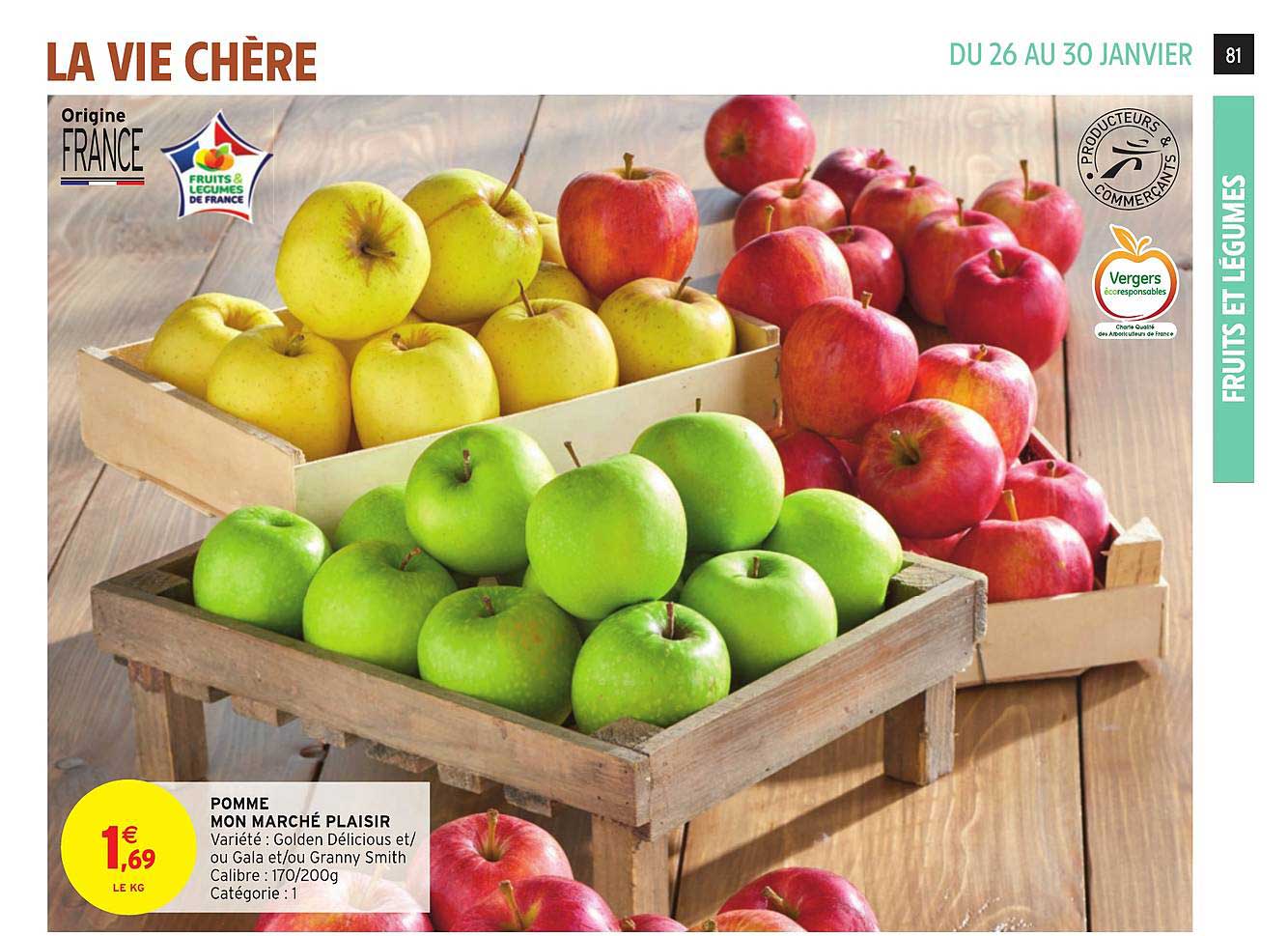 pomme mon marché plaisir